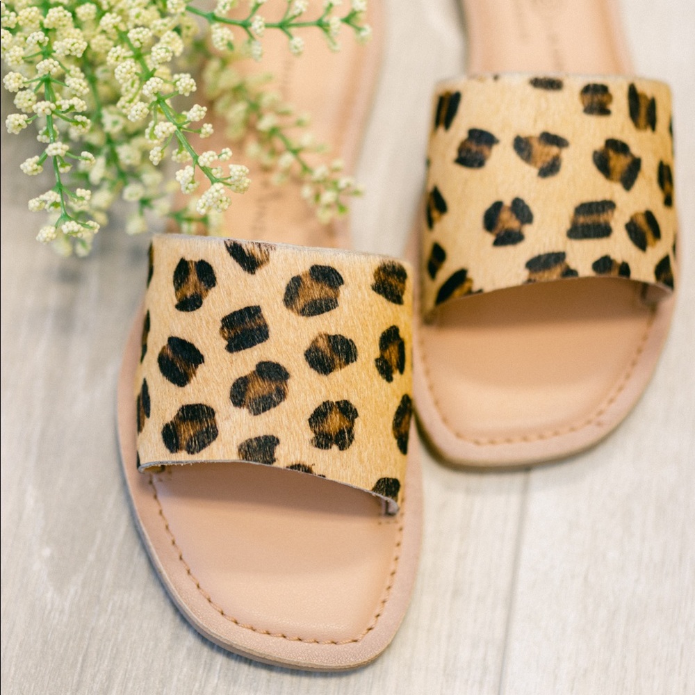 Slide Sandal Leopard